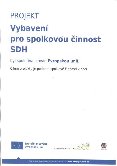Vybavení pro&nbsp;spolkovou činnost